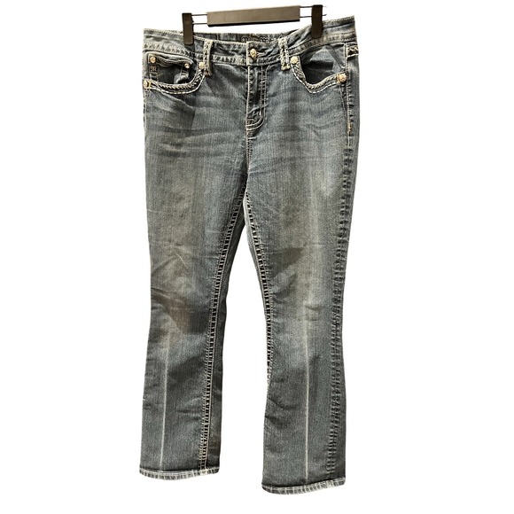 Miss Me Other - Miss Me Jeans  Mid Rise Curvy Boot Size 33 Med Wash